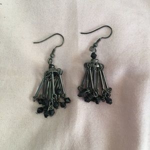 Hanging earrings